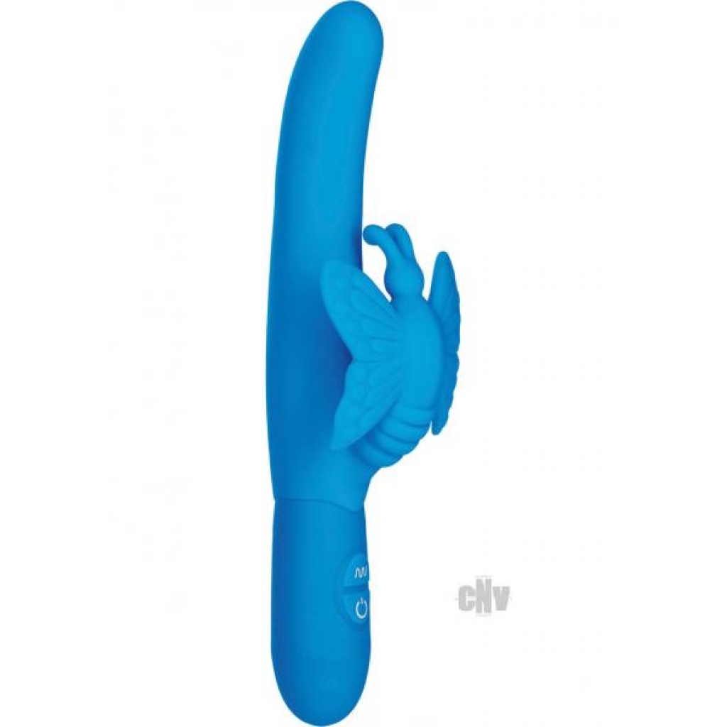 Posh Fluttering Butterfly Blue Vibrator - Rabbit Vibrators