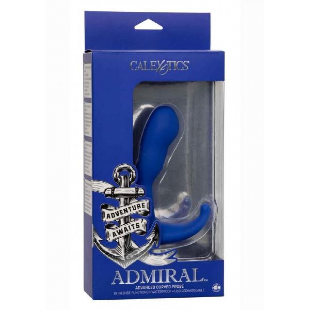 Admiral Advanced Curved Probe Blue - Anal Probes