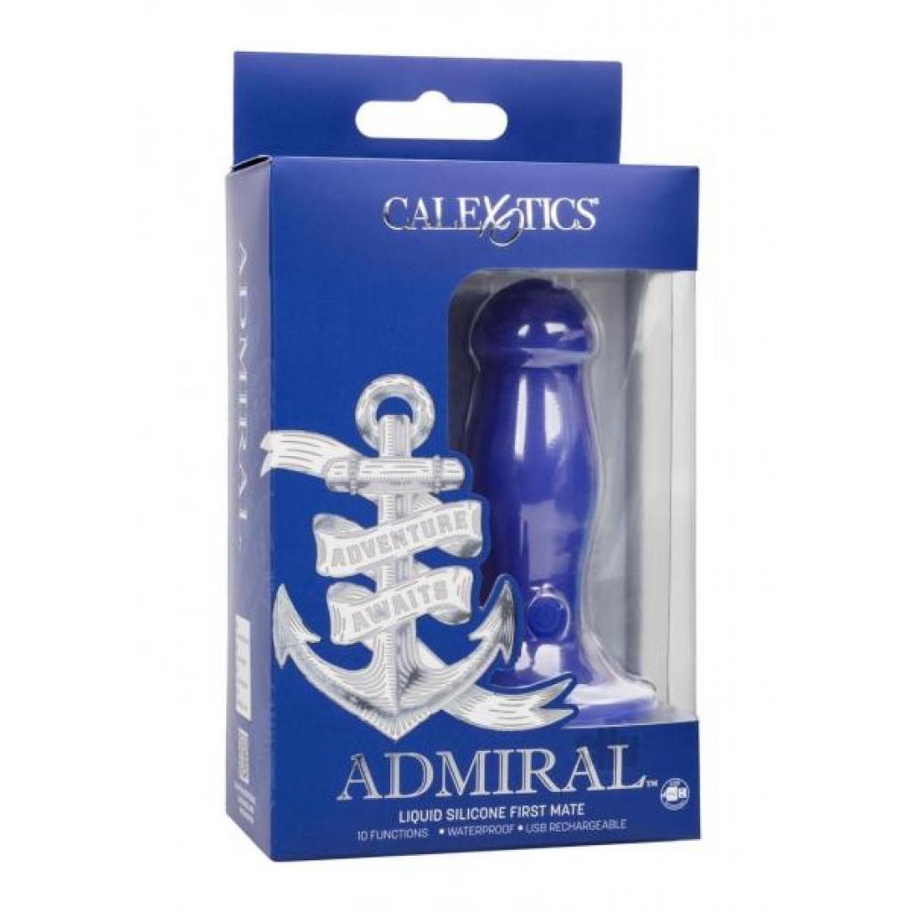 Admiral Liquid Silicone First Mate Blue - Anal Plugs