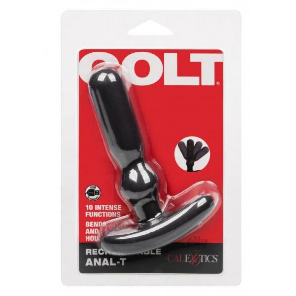 Colt Rechargeable Anal T Black - Anal Plugs