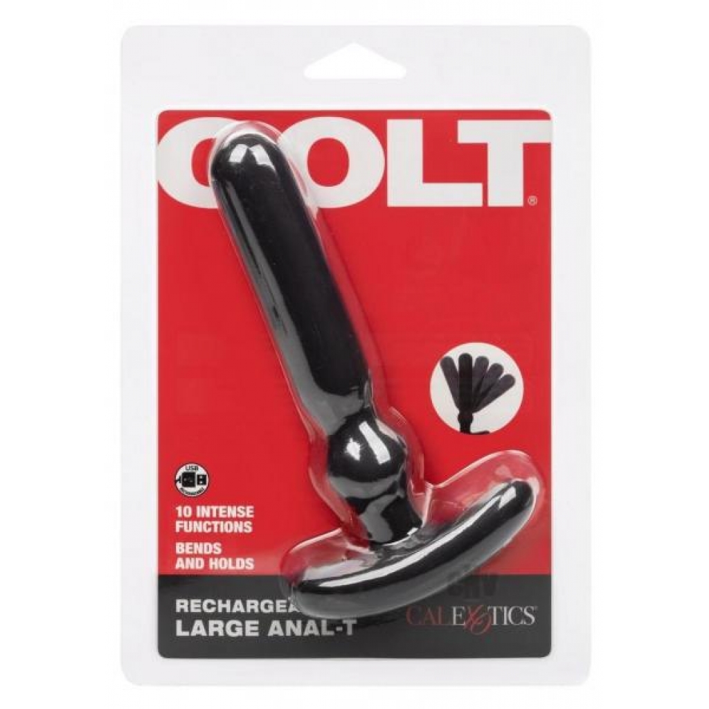 Colt Rechargeable Anal T Lg Black - Anal Plugs