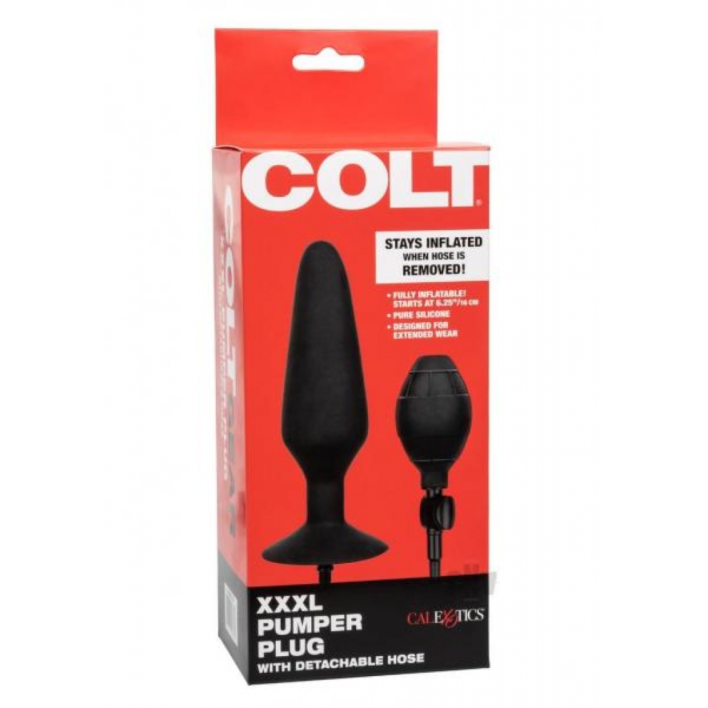 Colt Xxxl Pumper Plug Black - Huge Anal Plugs