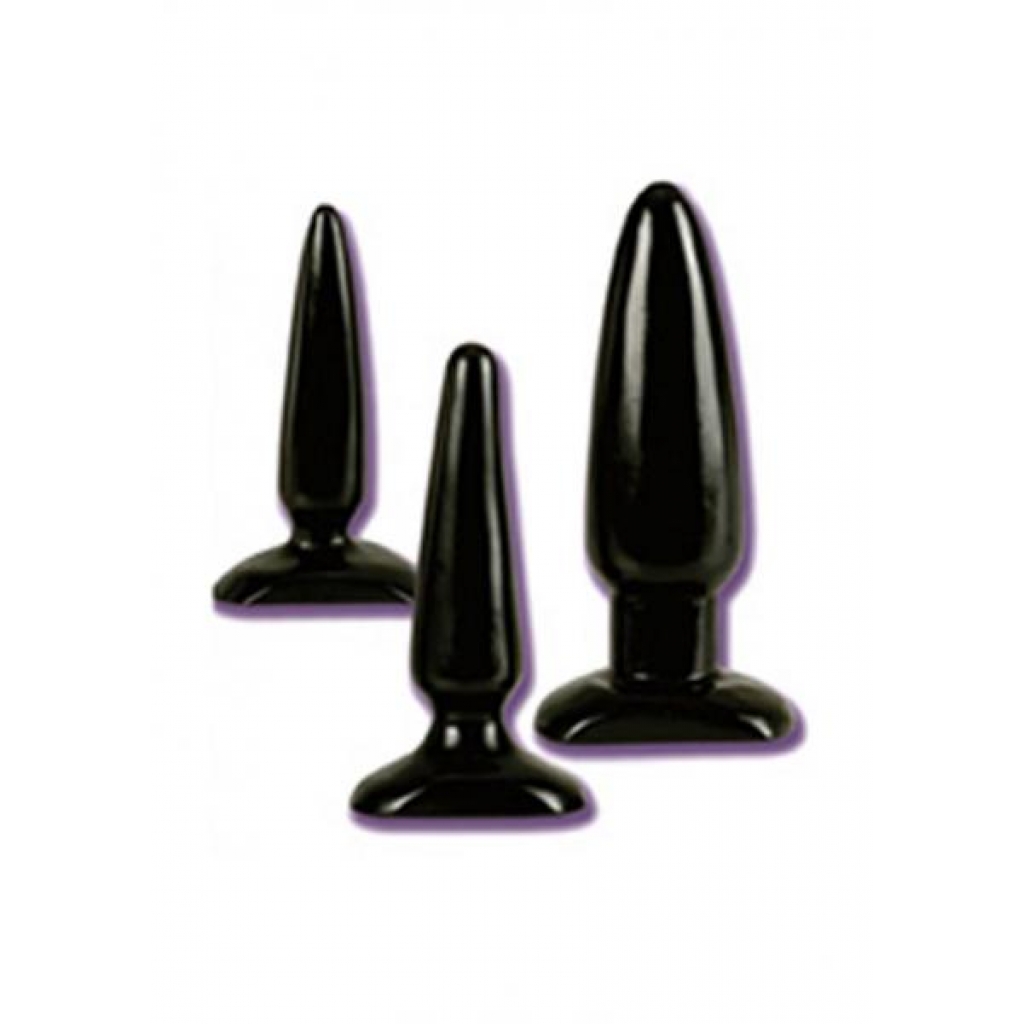 Colt Anal Trainer Kit 3 Sizes Black - Anal Trainer Kits