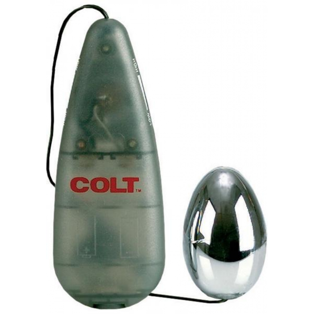 COLT MULTI SPEED POWER PACK EGG SILVER - Bullet Vibrators