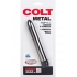 Colt Metal Rod 6.25 inches Plastic Vibrator Silver - Traditional