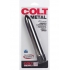 Colt Metal 7 Inch Vibrator Silver Waterproof - Traditional