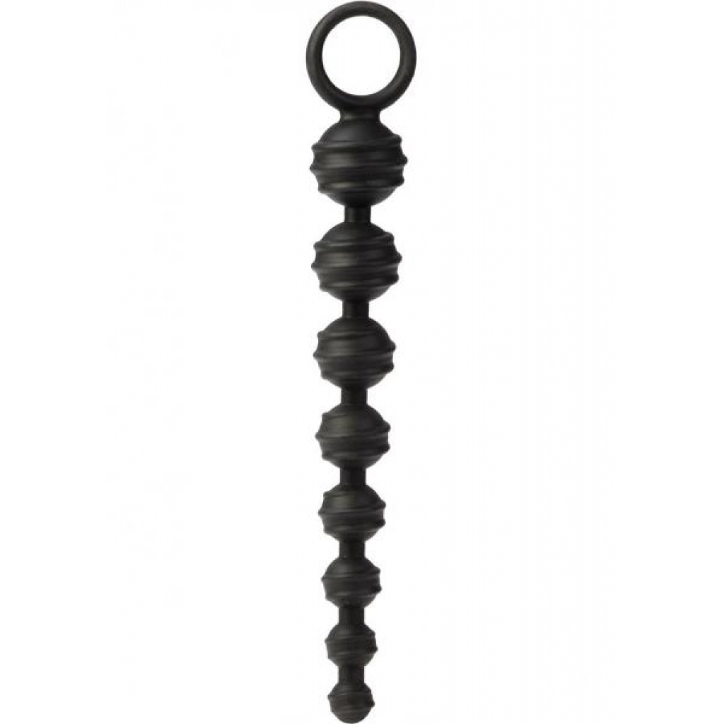 COLT POWER DRILL SILICONE BALLS - BEADS BLACK - Anal Beads