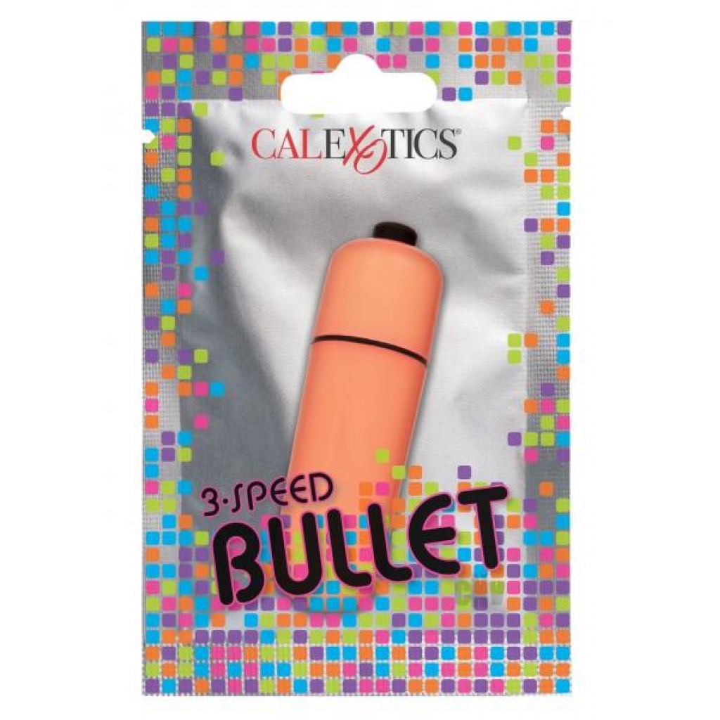 Foil Pack 3 Speed Bullet Orange - Bullet Vibrators