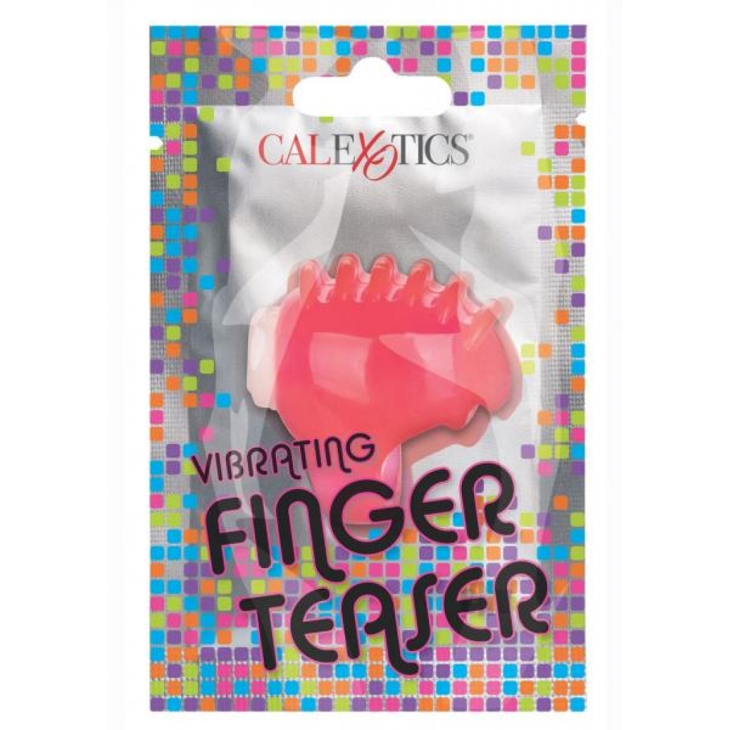 Foil Pk Vibrate Finger Teaser Pink - Finger Vibrators