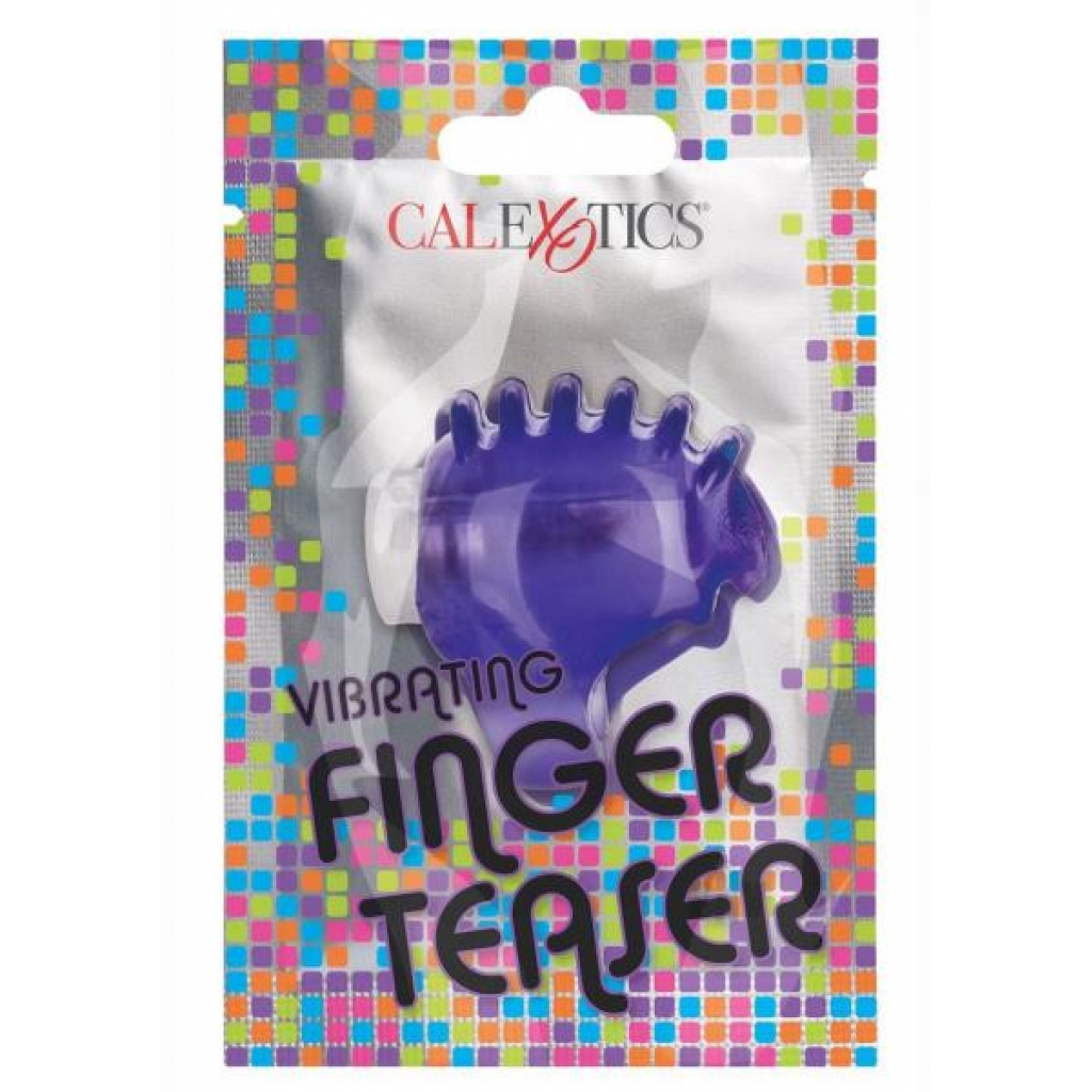 Foil Pk Vibrate Finger Teaser Purple - Finger Vibrators