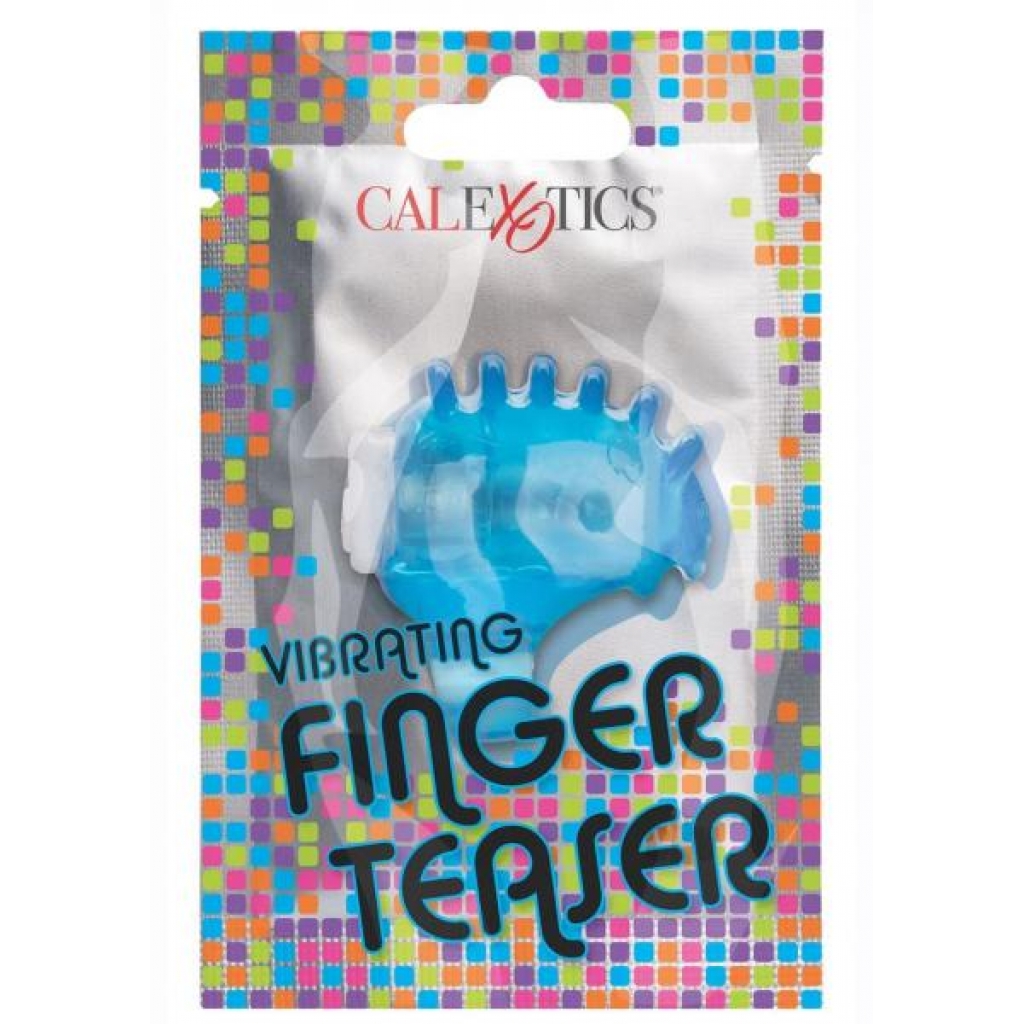 Foil Pk Vibrate Finger Teaser Blue - Finger Vibrators