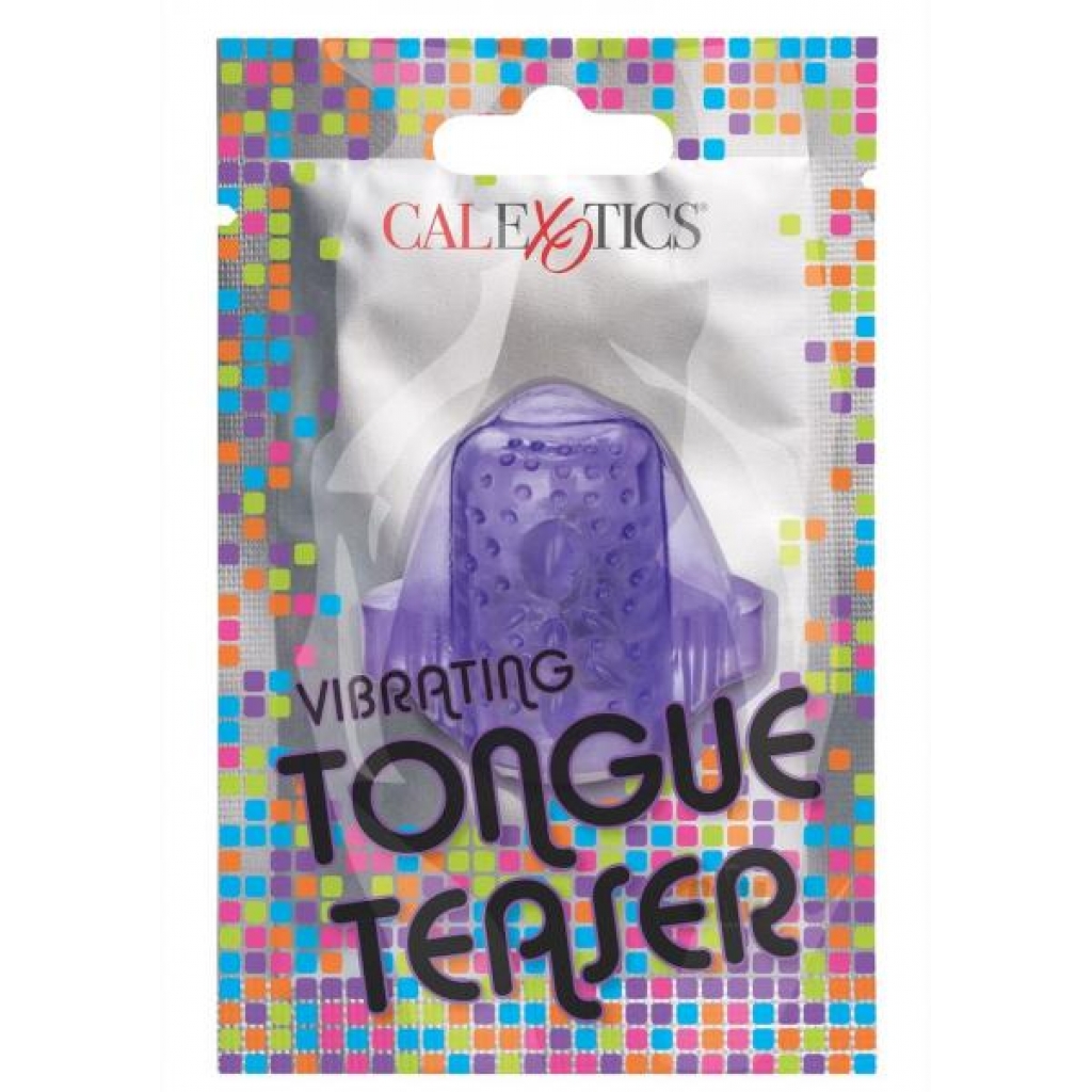 Foil Pk Vibrate Tongue Teaser Purple - Tongues