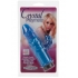 Crystal Playmate Vibrator 3 Inch Blue - Rabbit Vibrators