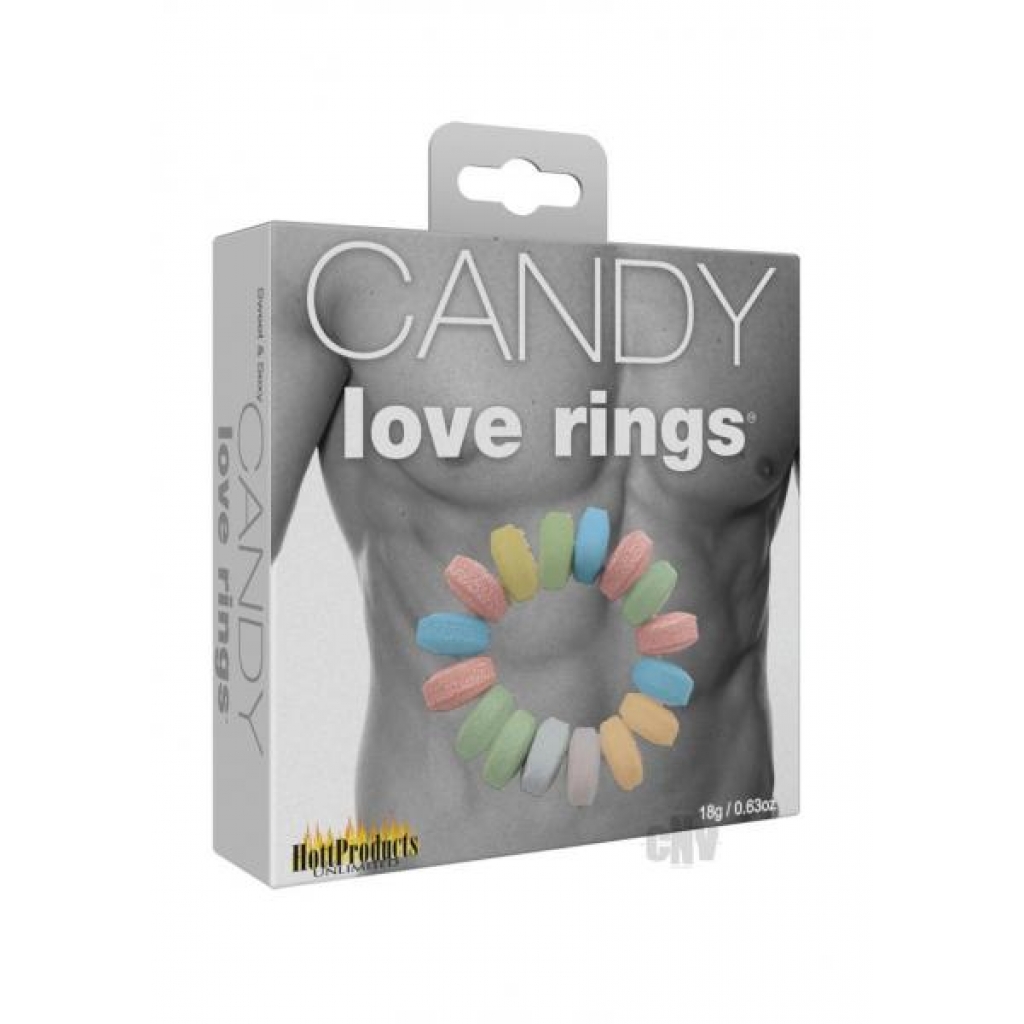 Candy Love Ring 3pk - Adult Candy and Erotic Foods