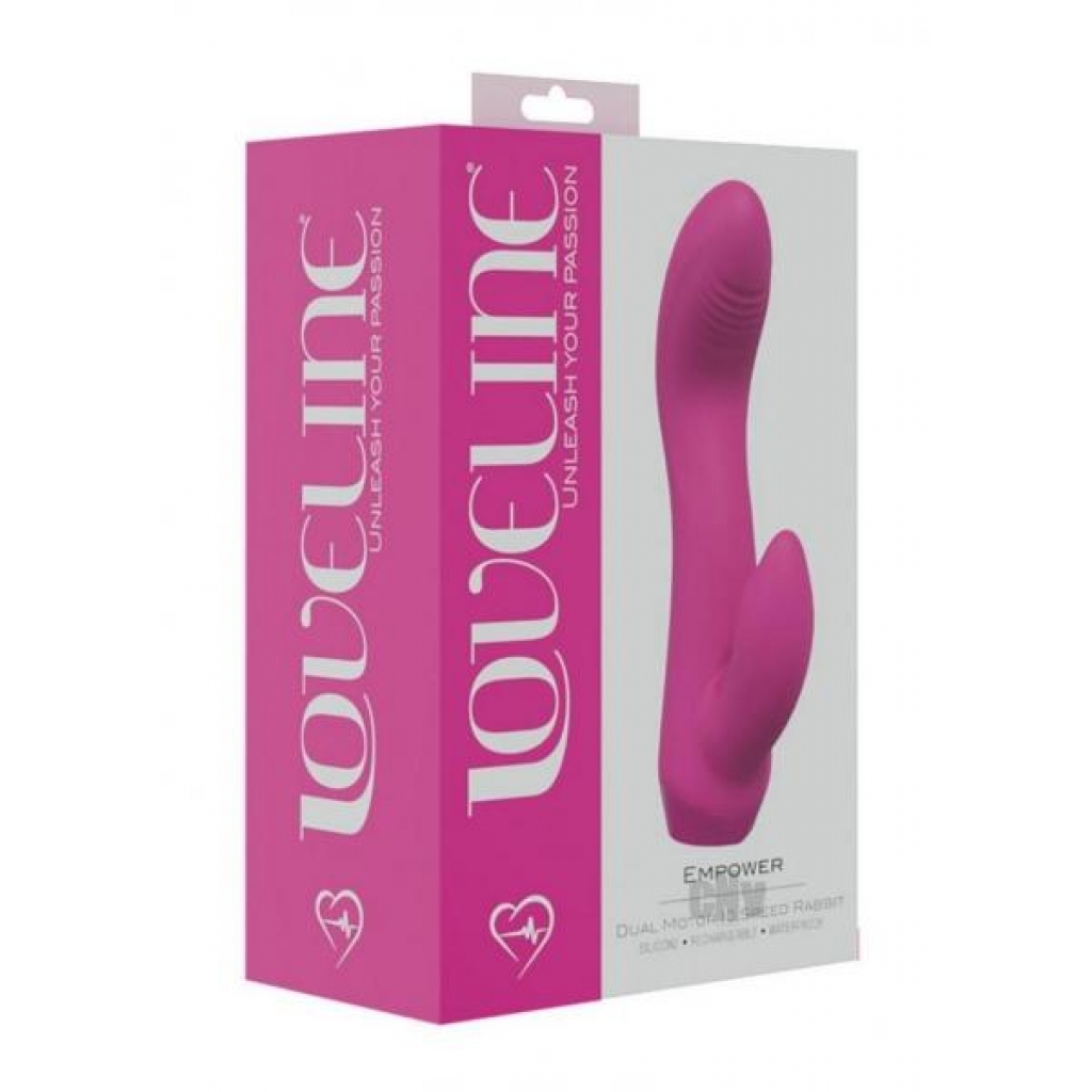 Empower Dual Motor Rabbit Pink - Rabbit Vibrators