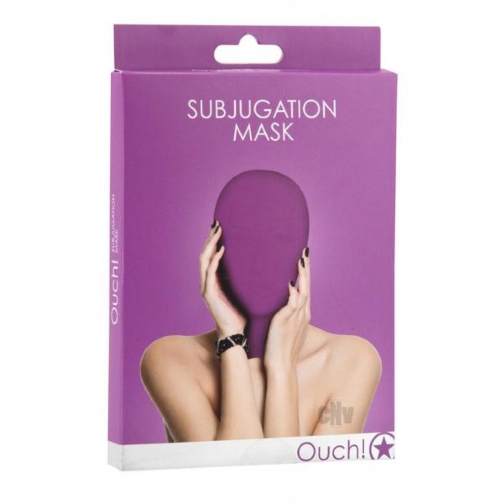 Ouch Subjugation Mask Purple - Hoods & Goggles