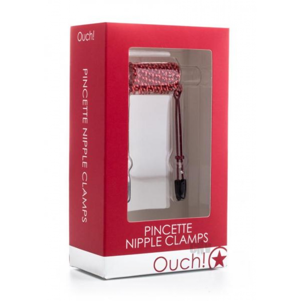 Ouch Pincette Nipple Clamps Red - Nipple Clamps