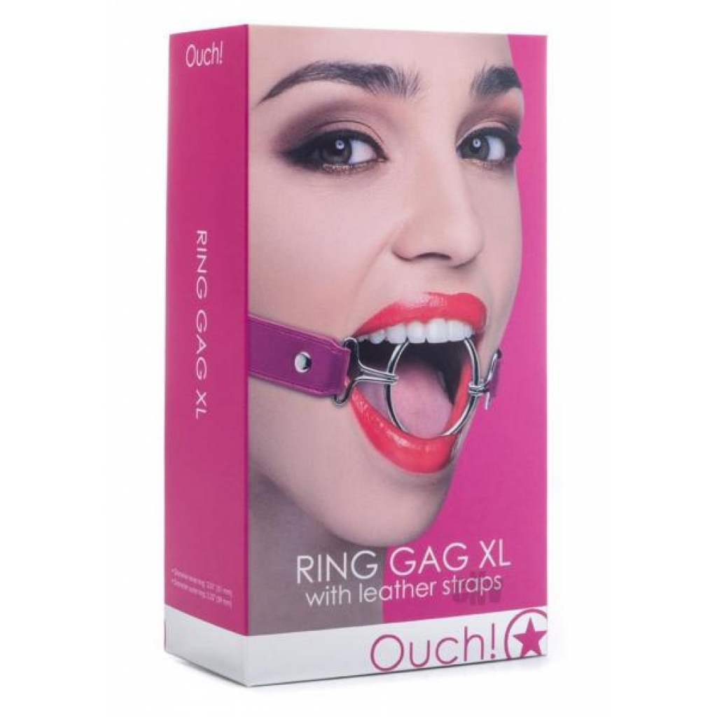 Ouch Ring Gag Xl Pink - Ball Gags