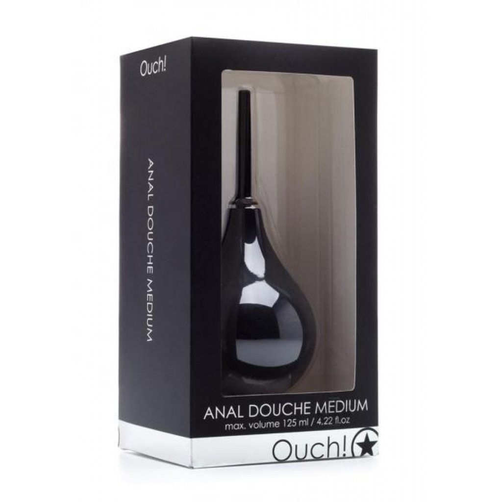 Ouch Anal Douche Medium Black - Anal Douches, Enemas & Hygiene