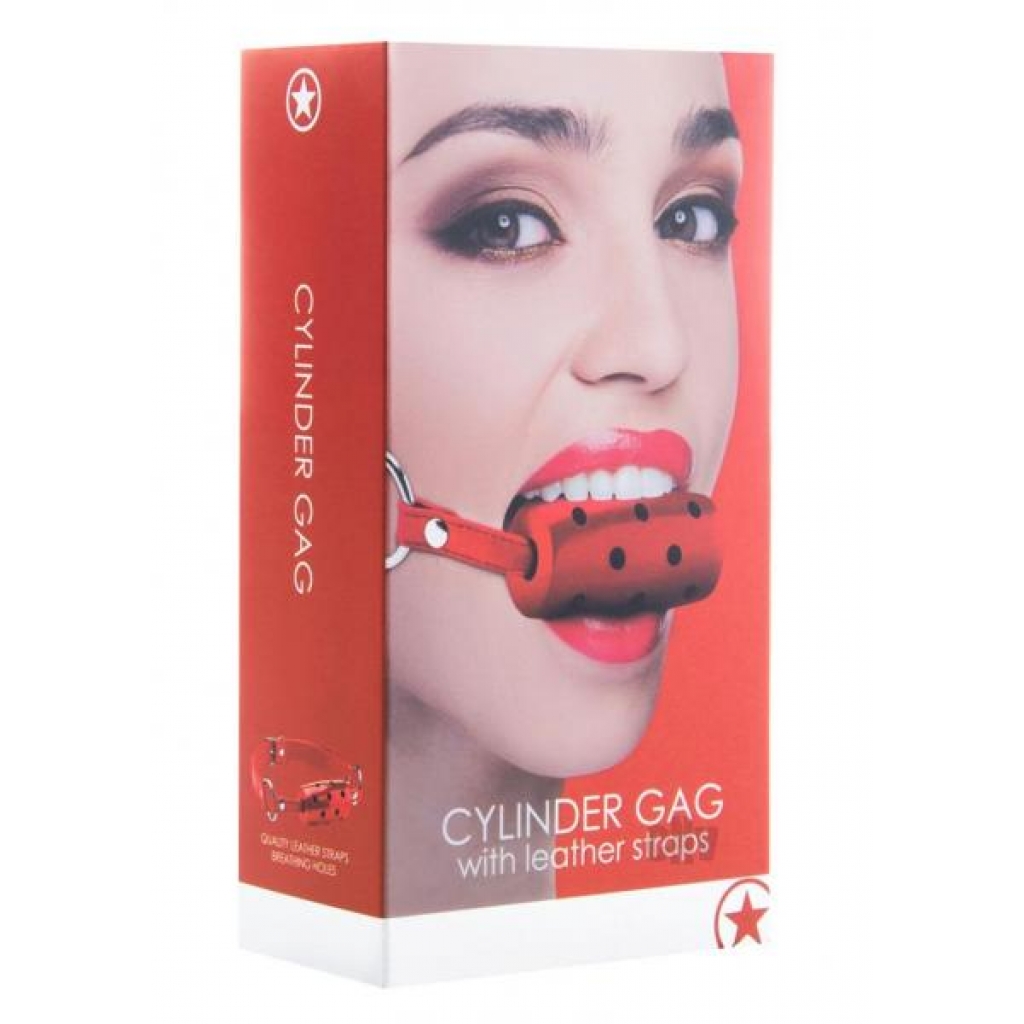 Ouch Cylinder Gag Red - Babydolls & Slips