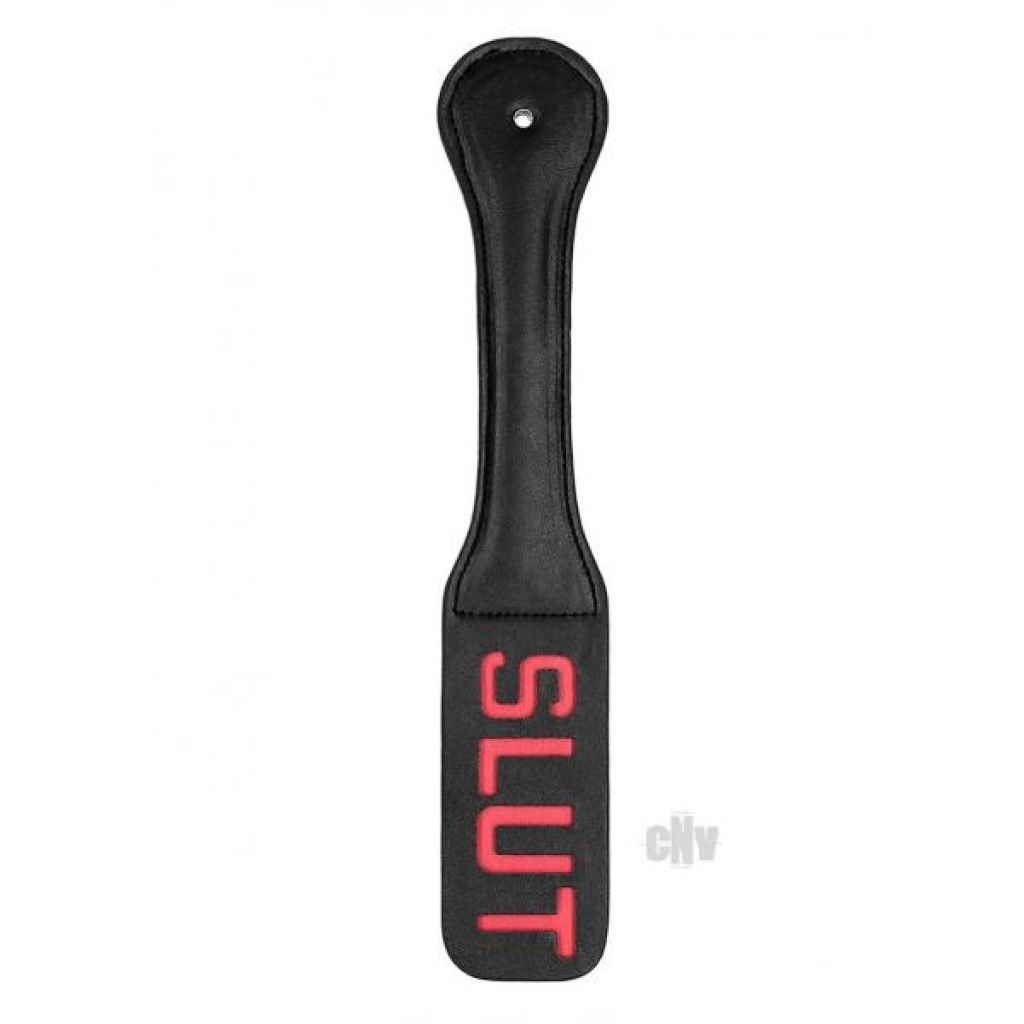 Ouch Paddle Slut Black - Paddles