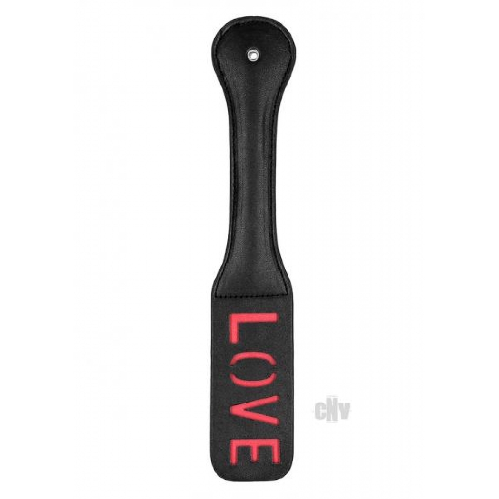 Ouch Paddle Love Black - Paddles