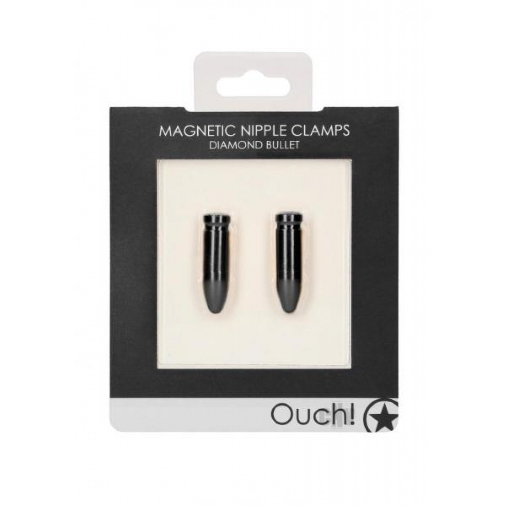 Ouch Magnetic Clamps Diamond Bullet - Nipple Clamps