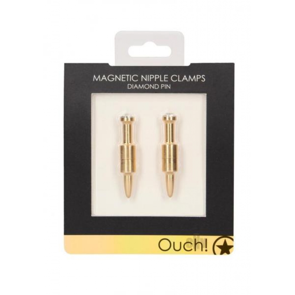 Ouch Magnetic Clamps Diamond Pin - Nipple Clamps