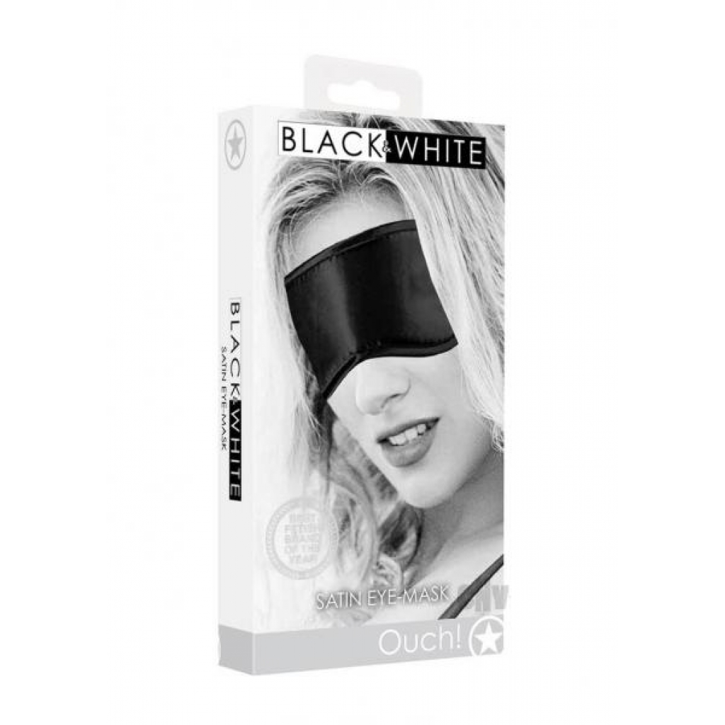 Ouch Satin Eye Mask Black - Blindfolds