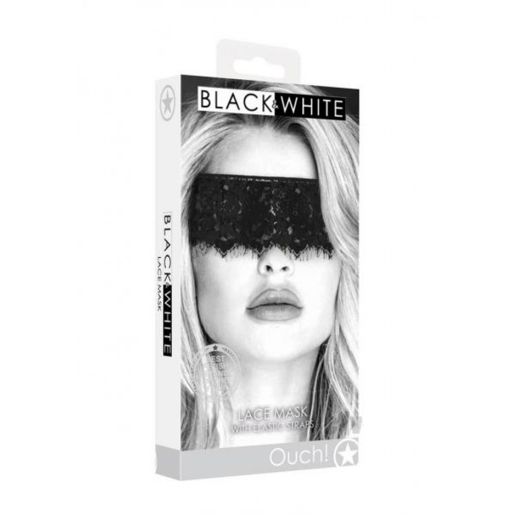 Ouch Lace Mask Black - Sexy Costume Accessories