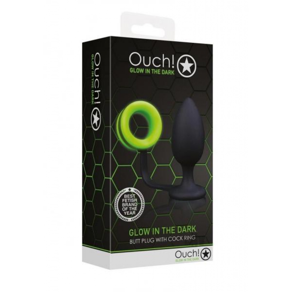 Ouch Butt Plug Cockring Gitd - Anal Plugs