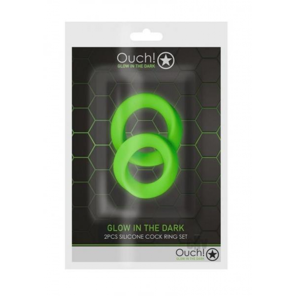 Ouch Cock Ring Set 2pc Gitd - Classic Penis Rings