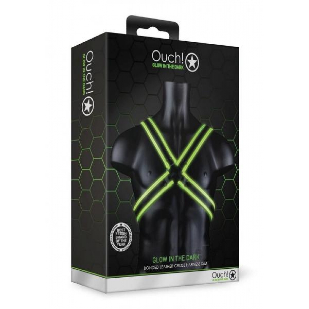 Ouch Cross Harness Gitd S/m - Harnesses