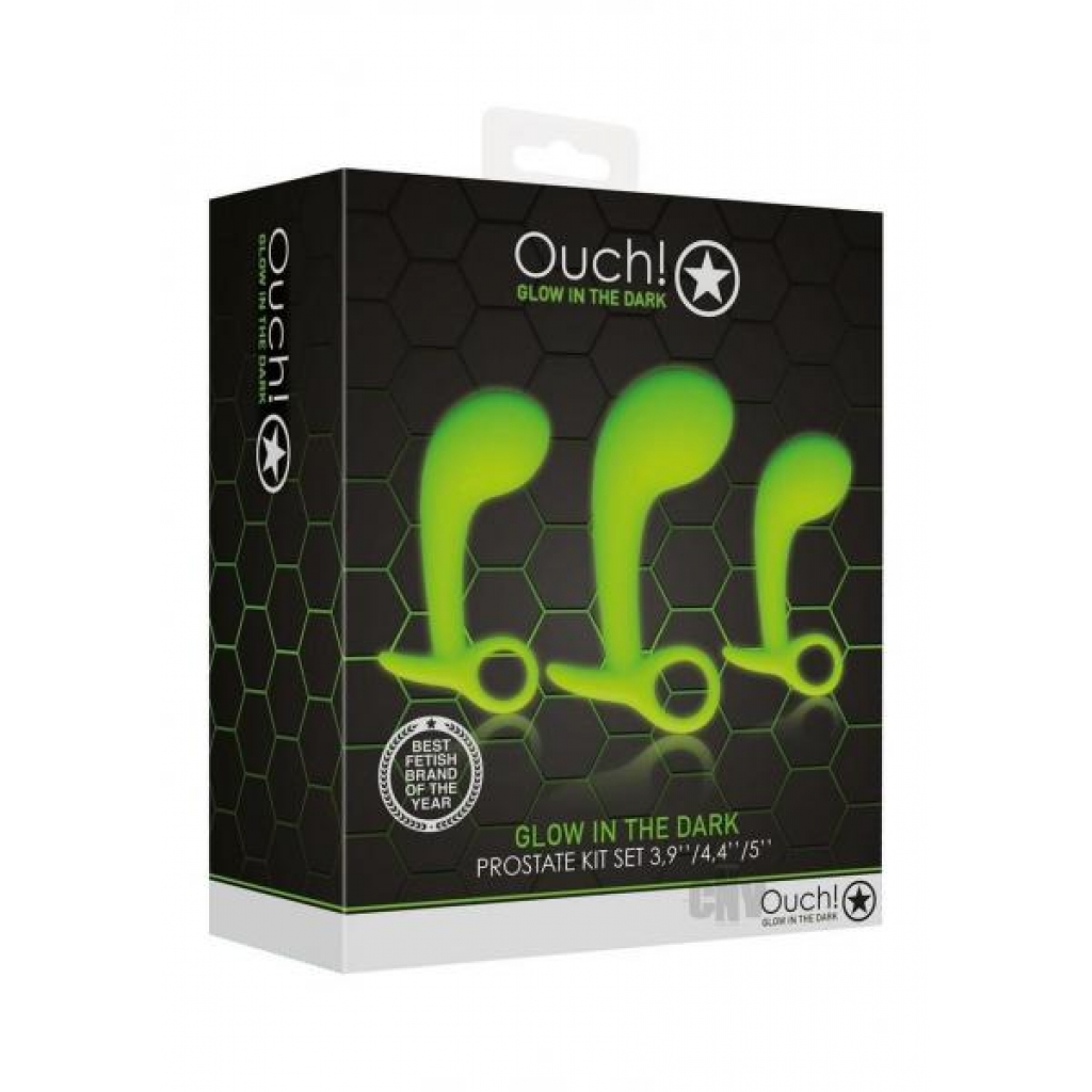 Ouch Prostate Kit Set Of 3 Gitd - Prostate Toys