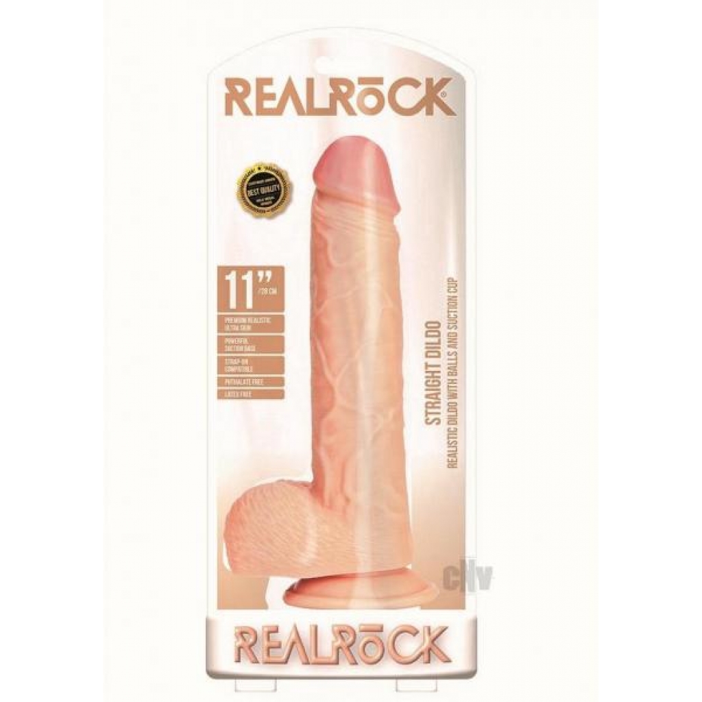 Realrock Straight W/balls 11 Vanilla