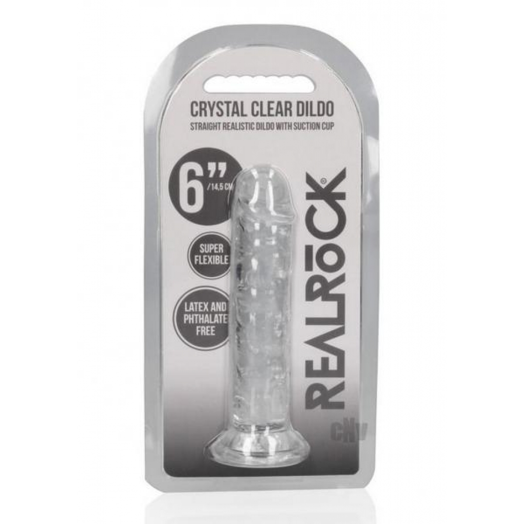 Realrock Straight Without Balls 6 Clr - Realistic Dildos & Dongs