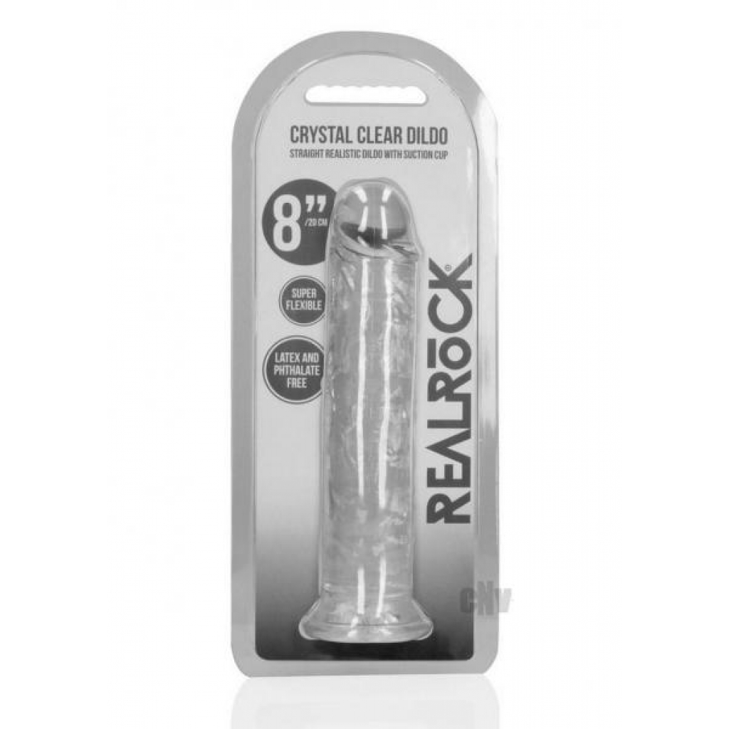 Realrock Straight Without Balls 8 Clr - Realistic Dildos & Dongs