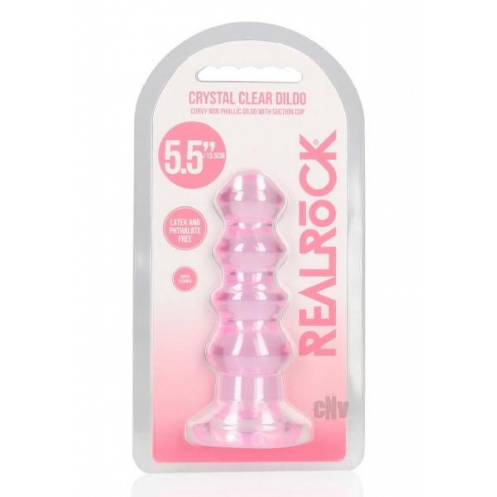 Realrock Curvy Dildo/plug 5.5 Pnk - Anal Plugs