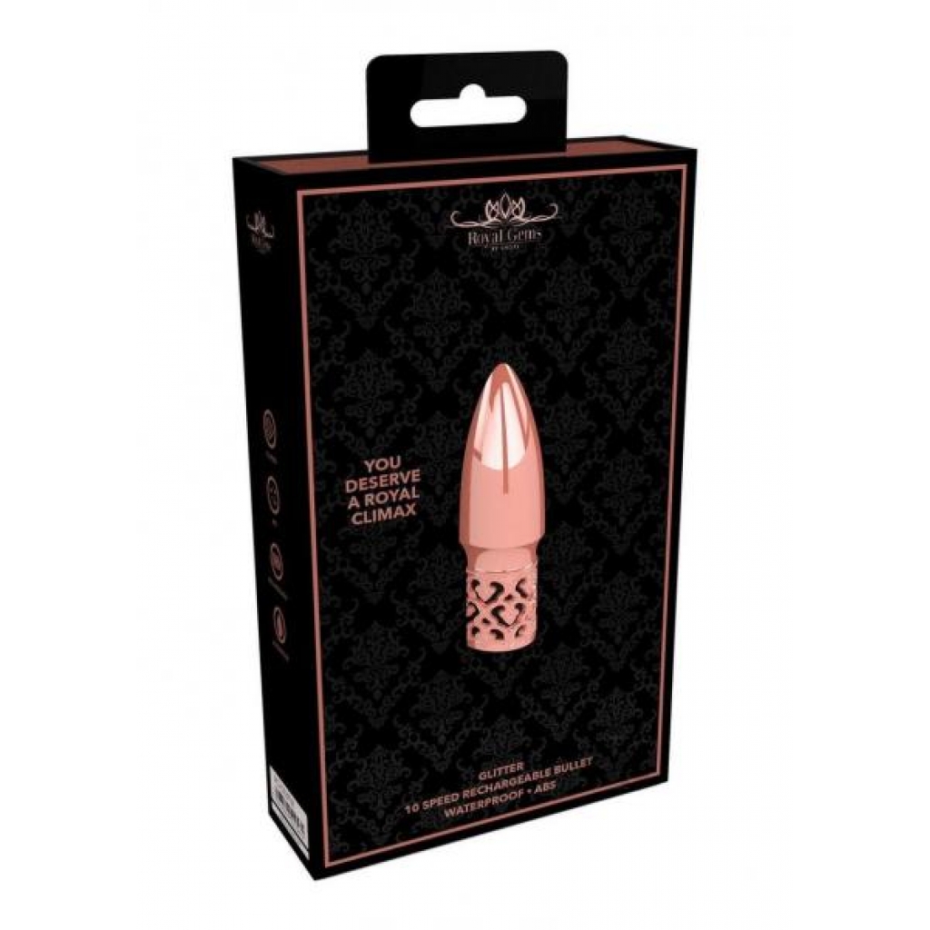 Royal Gems Glitter Rose Gold - Bullet Vibrators