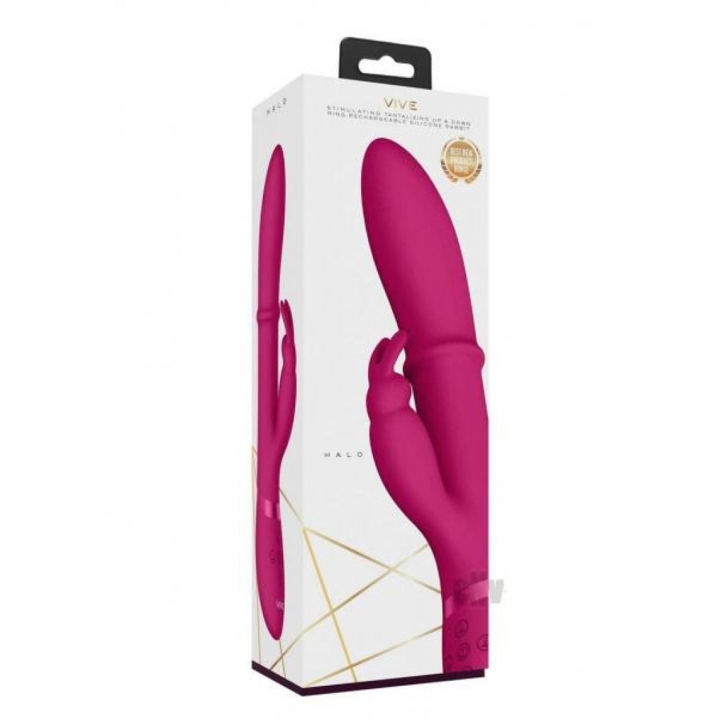 Vive Halo Ring Rabbit Vibe Pink - Rabbit Vibrators