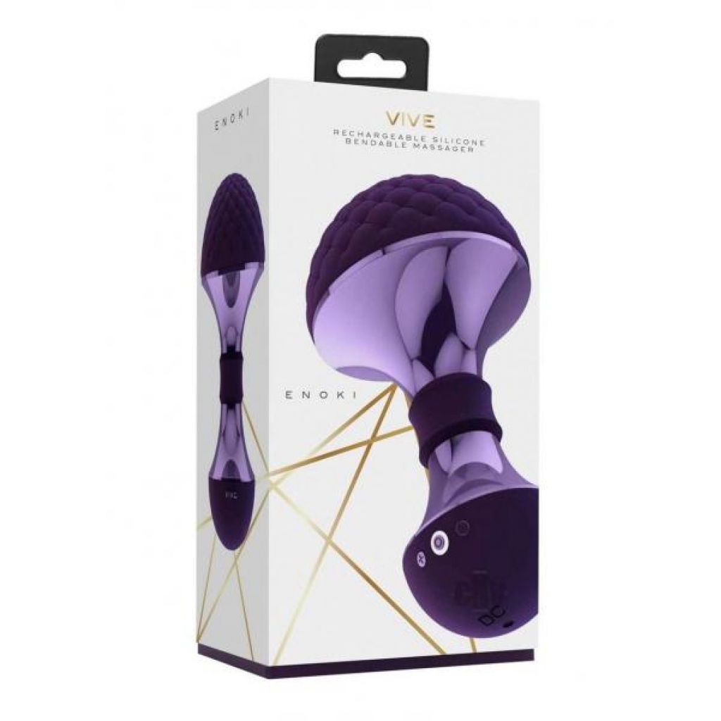 Vive Enoki Bendable Massager Purple - Body Massagers