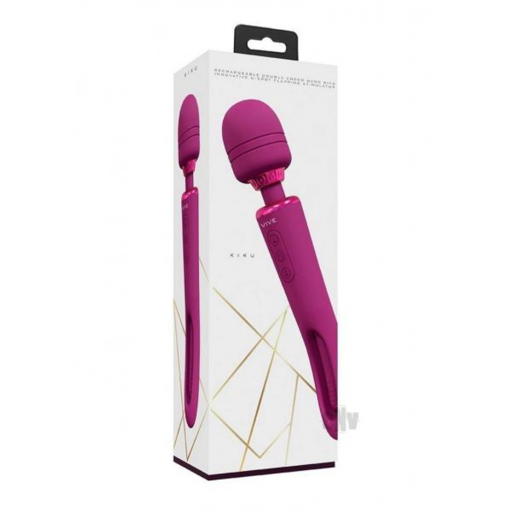 Kiku Double Ended Wand Pink - Body Massagers