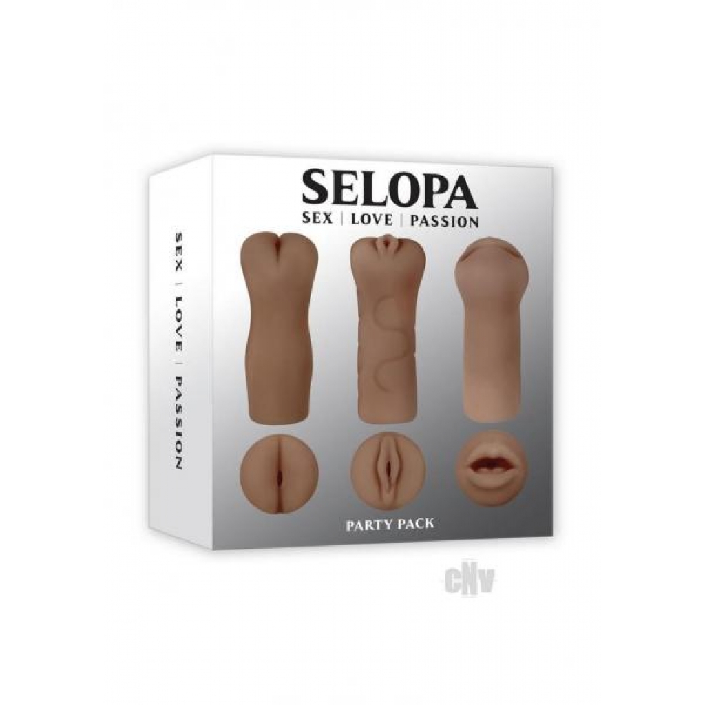 Selopa Party Pack Dark - Masturbation Sleeves