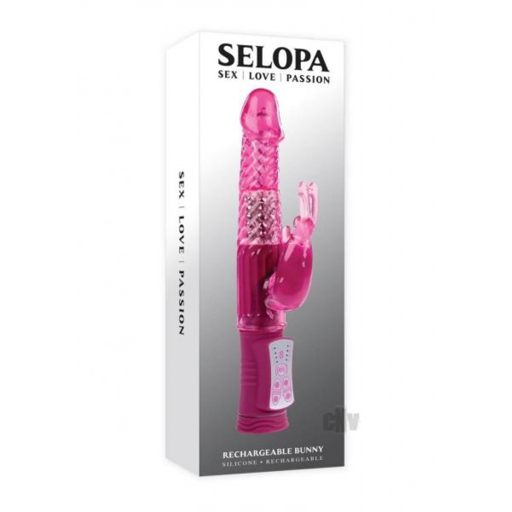 Selopa Rechargeable Bunny Pink - Rabbit Vibrators