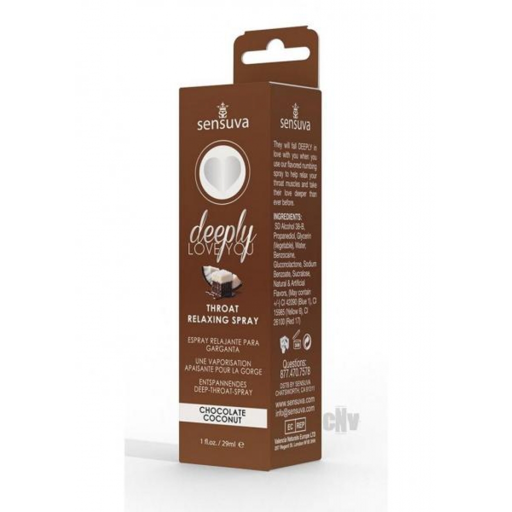 Deeply Love You Throat Spray - Chocolate Coconut