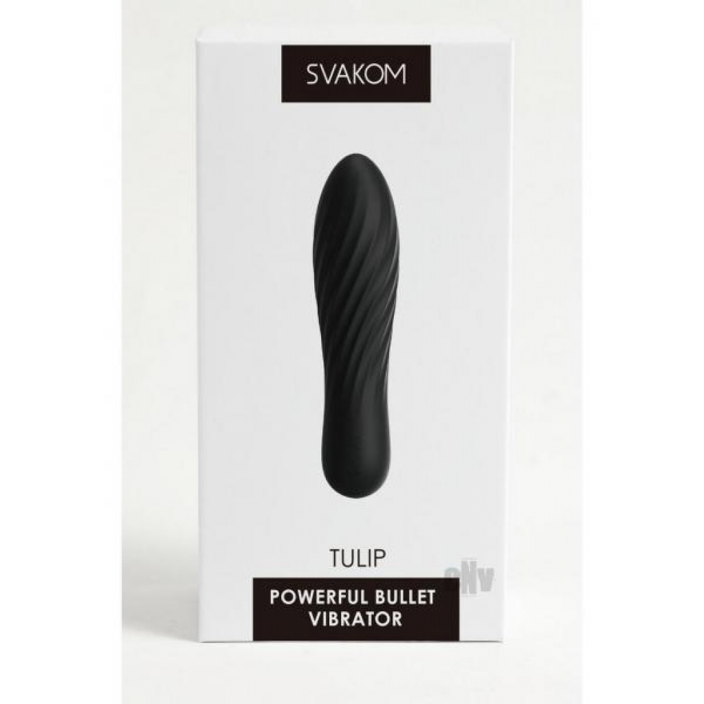 Svakom Tulip Black - Bullet Vibrators