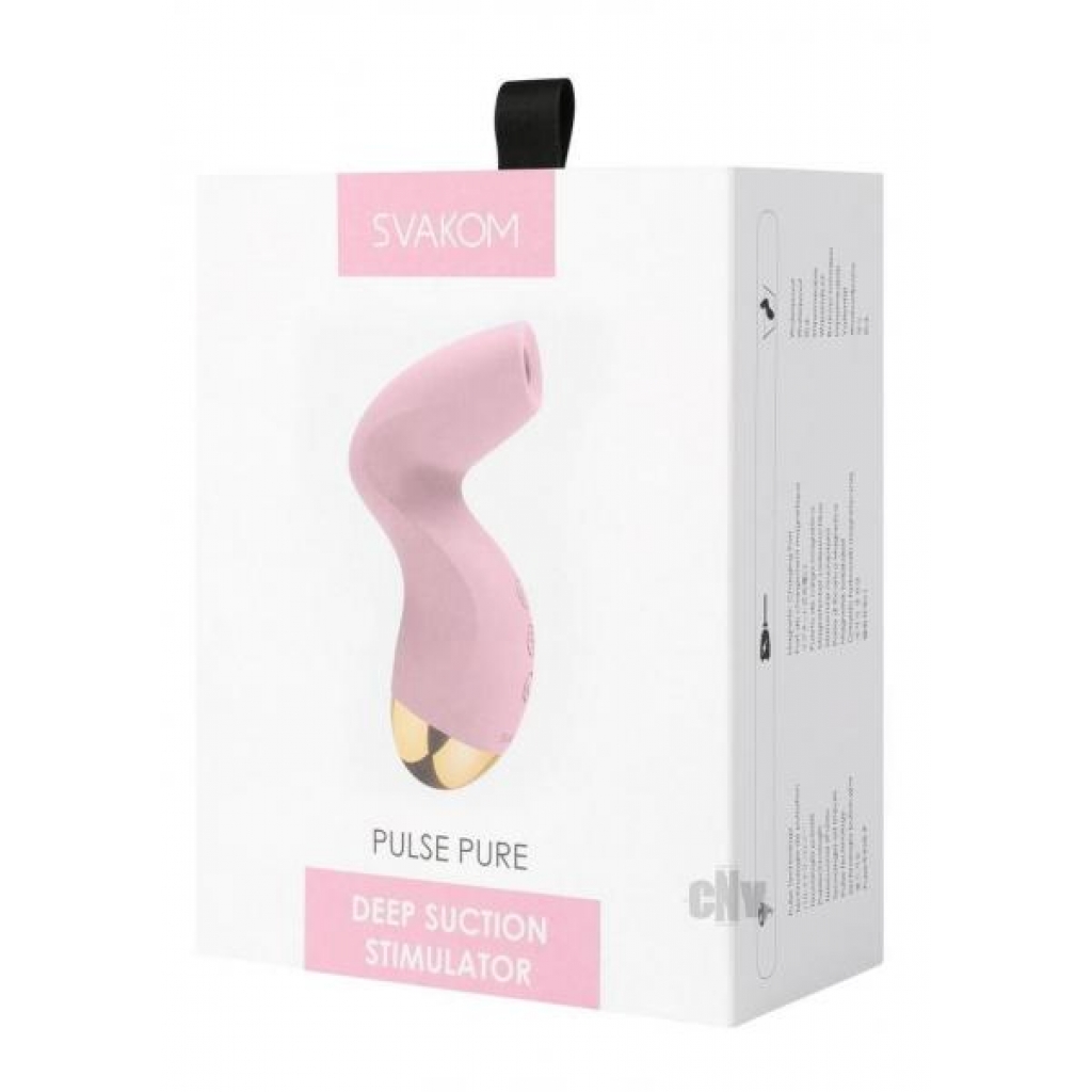 Svakom Pulse Pure Pink/silver - Clit Suckers & Oral Suction