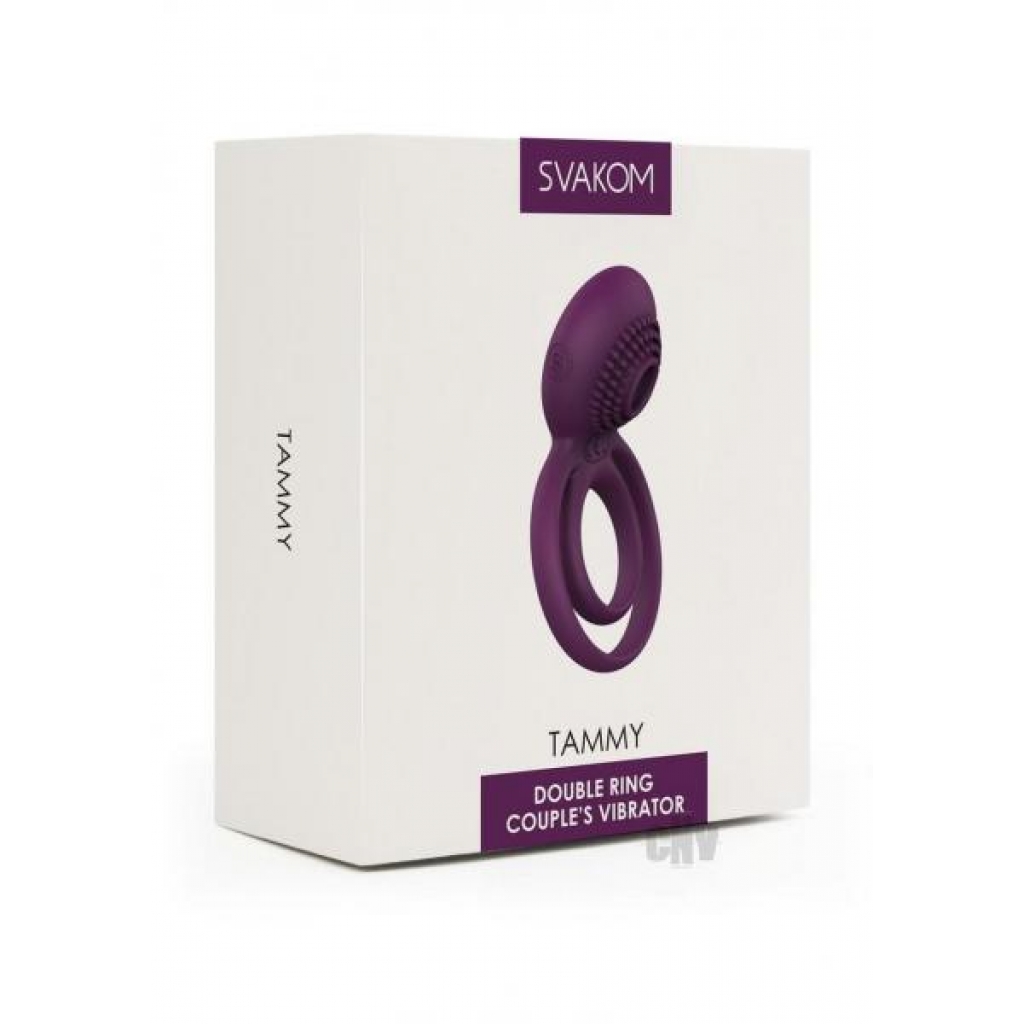 Svakom Tammy Purple - Couples Penis Rings