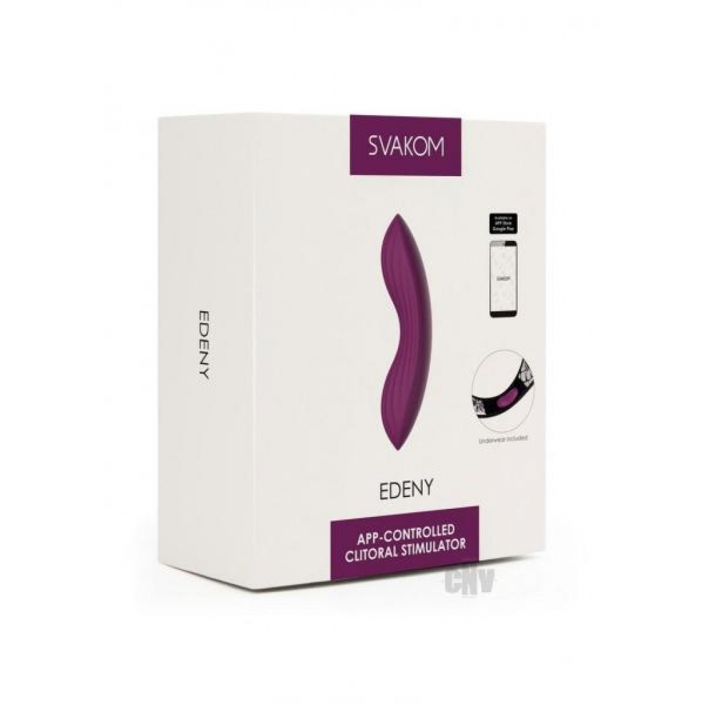 App-Controlled Clitoral Stimulator - Svakom Edeny