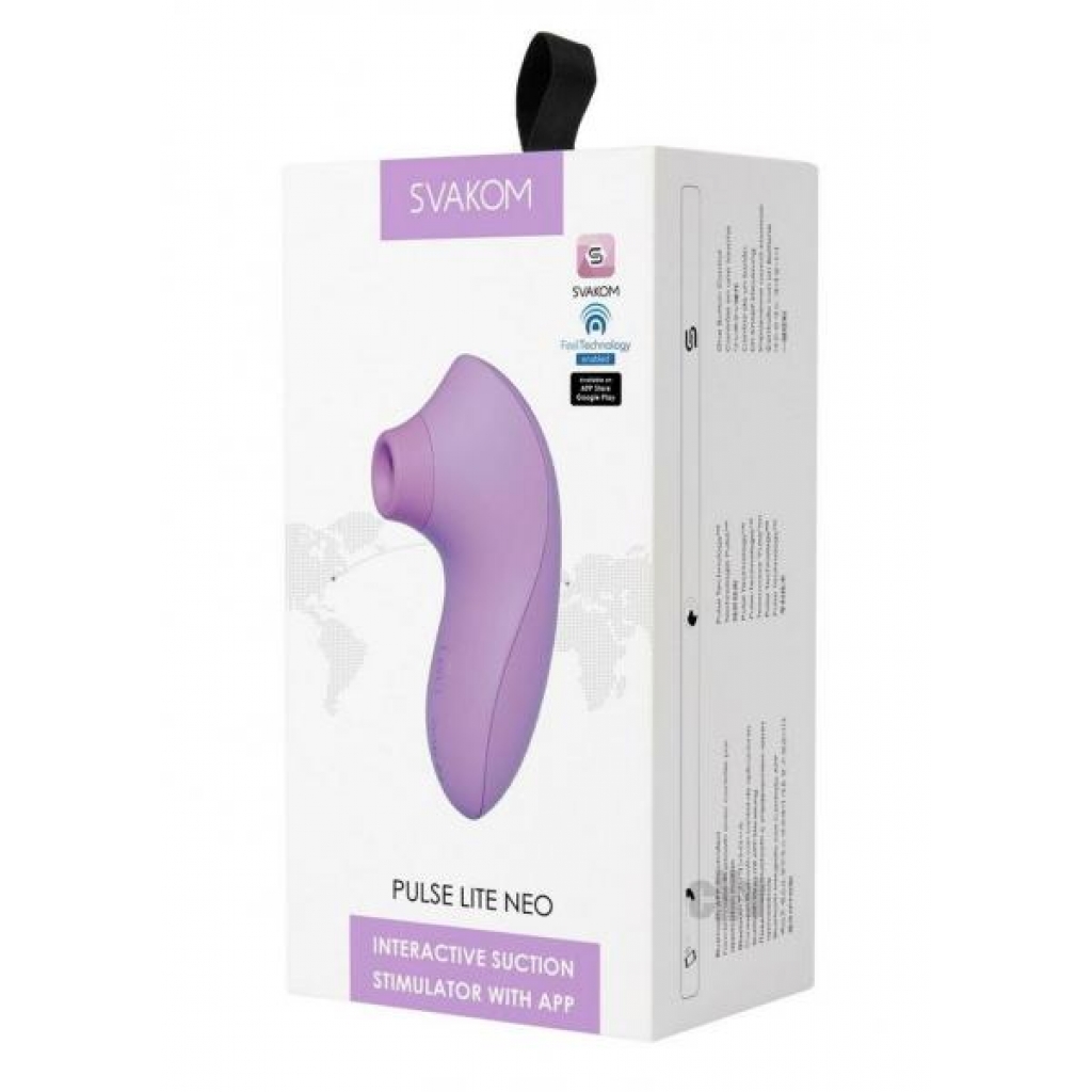 Svakom Pulse Lite Neo Lavender - Clit Suckers & Oral Suction